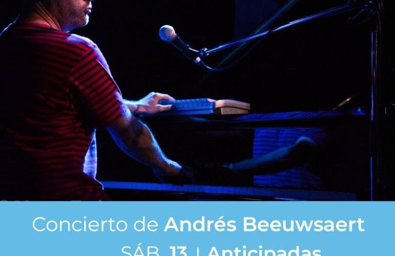 MUNICIPALIDAD DE TRES  ARROYOS: Andrés Beeuwsaert músico de Olavarria en Centro Cultural La  Estación.